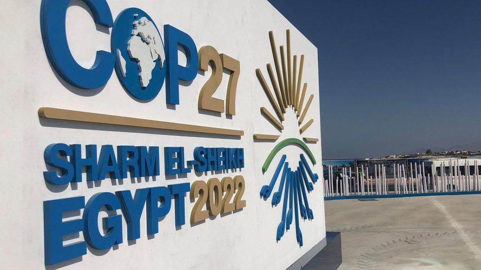 Ukraine nutzt Cop27 um die Umweltkosten des russischen Krieges hervorzuheben Bild: twitter
