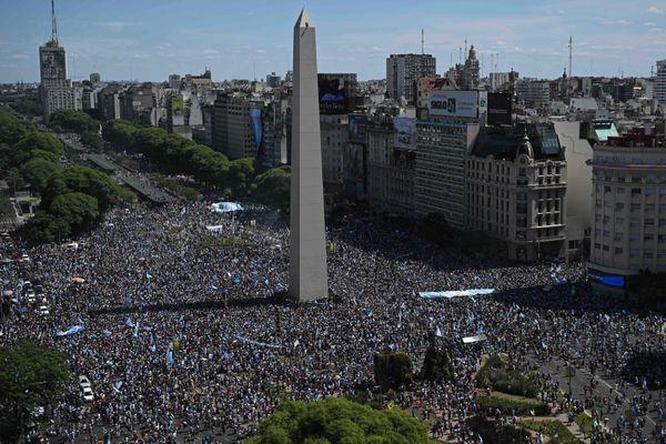 Nach Sieg von Argentinien wurde Buenos Aires zur Partyzone Nach Sieg von Argentinien wurde Buenos Aires zur Partyzone