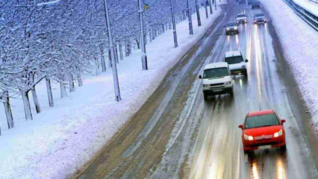 Deutscher Wetterdienst - Glätte, Frost und Schnee im Osten