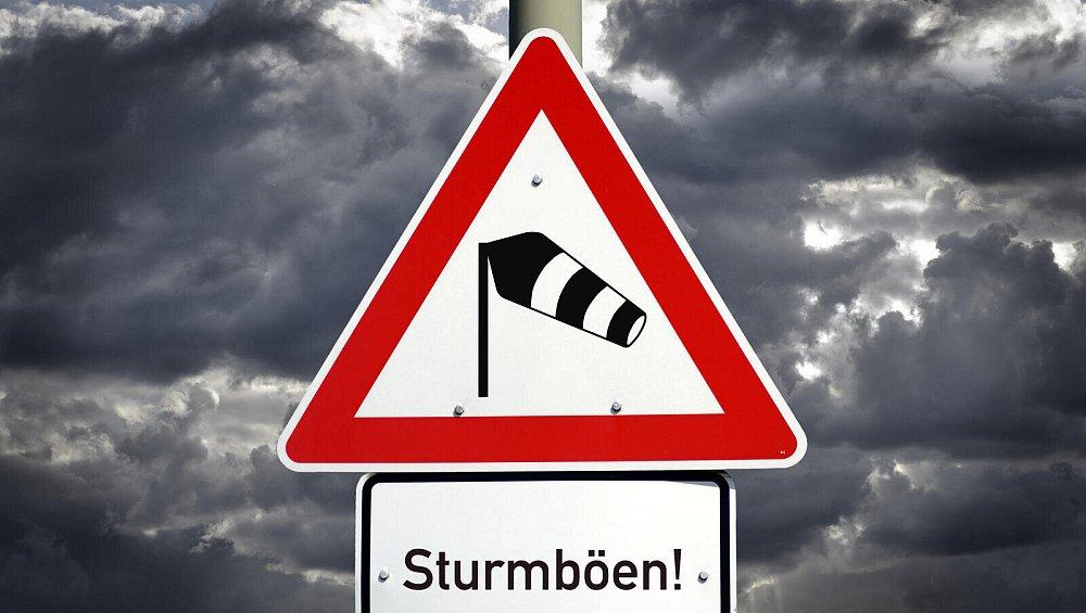 Deutscher Wetterdienst: Heftige Sturmböen mit Regen und Gewitter möglich