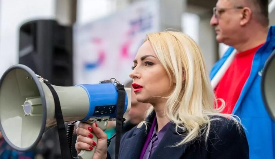 Demonstrantionen in Moldawien: "Wir wollen das Russland kommt" Marina Tauber von der pro-russischen Sor-Partei will gute Beziehungen zu allen Seiten