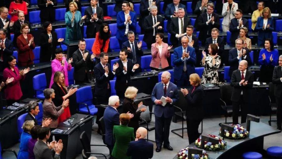 Englands König Charles III. warnt bei seiner Rede im Bundestag vor der Geißel des Krieges in Europa