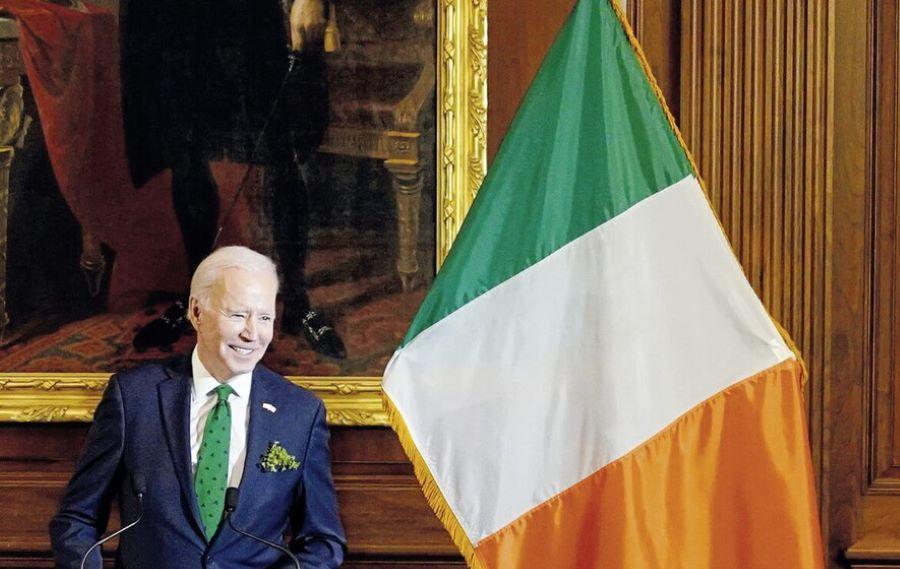 Mit einem dreitägigen Besuch in Irland zelebriert US-Präsident Joe Biden seine irische Herkunft Mit einem dreitägigen Besuch in Irland zelebriert US-Präsident Joe Biden seine irische Herkunft