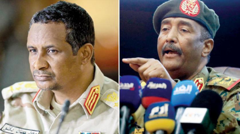 Einst waren sie Verbündete im Sudan: De-Facto-Präsident Abdel Fattah al-Burhan und Mohammed "Hemedti" Hamdan Daglo Einst waren sie Verbündete im Sudan: De-Facto-Präsident Abdel Fattah al-Burhan und Mohammed "Hemedti" Hamdan Daglo