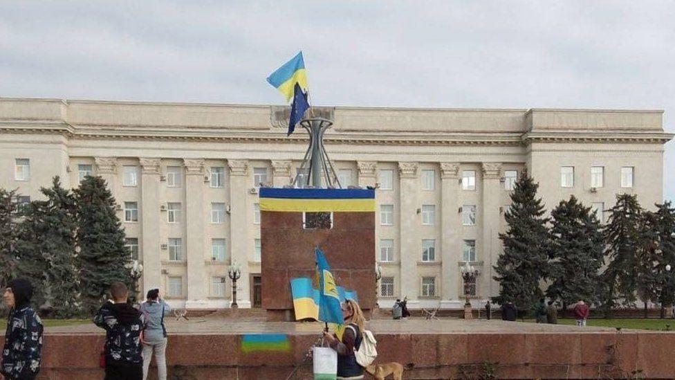 Ukrainischen Behörden verhängen Ausgangssperre für das kommende Wochenende in der Großstadt Cherson