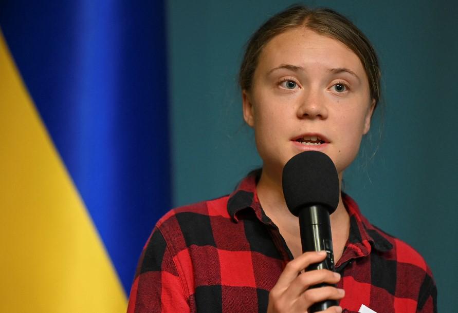 Greta Thunberg betont bei Treffen mit Präsident Selenskyj in Kiew die ökologischen Kosten des Krieges Greta Thunberg betont bei Treffen mit Präsident Selenskyj in Kiew die ökologischen Kosten des Krieges
