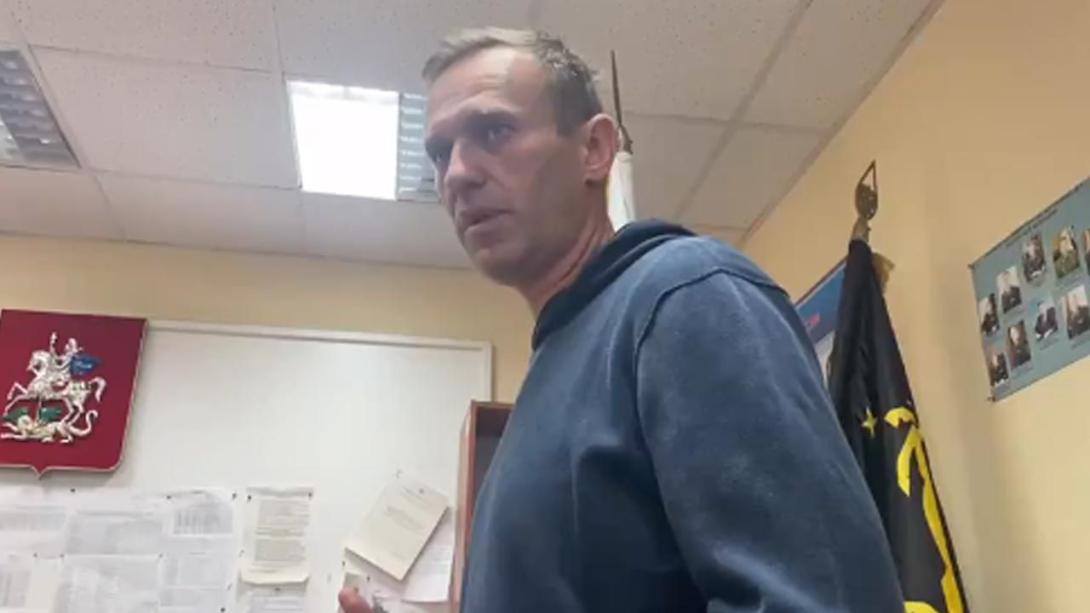 Inhaftierte Kremlkritiker Alexej Nawalny wegen "Extremismus" vor Gericht Inhaftierte Kremlkritiker Alexej Nawalny wegen "Extremismus" vor Gericht