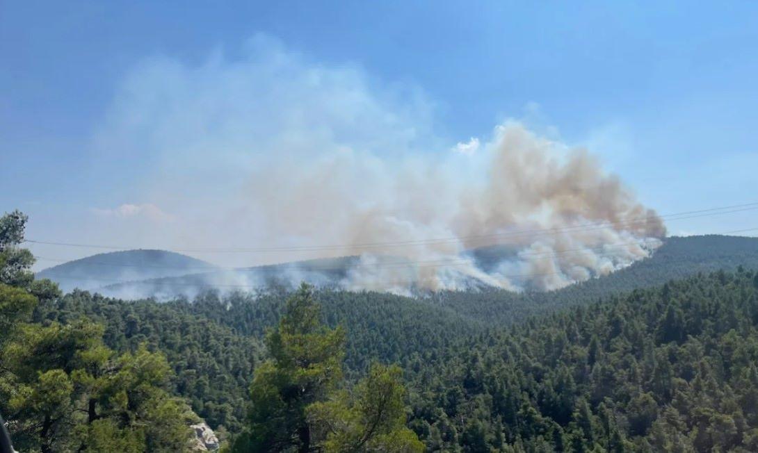 Ein aussichtsloser Kampf um die Rettung der grünen Lunge Athens während Waldbrände Griechenland heimsuchen Ein aussichtsloser Kampf um die Rettung der grünen Lunge Athens während Waldbrände Griechenland heimsuchen