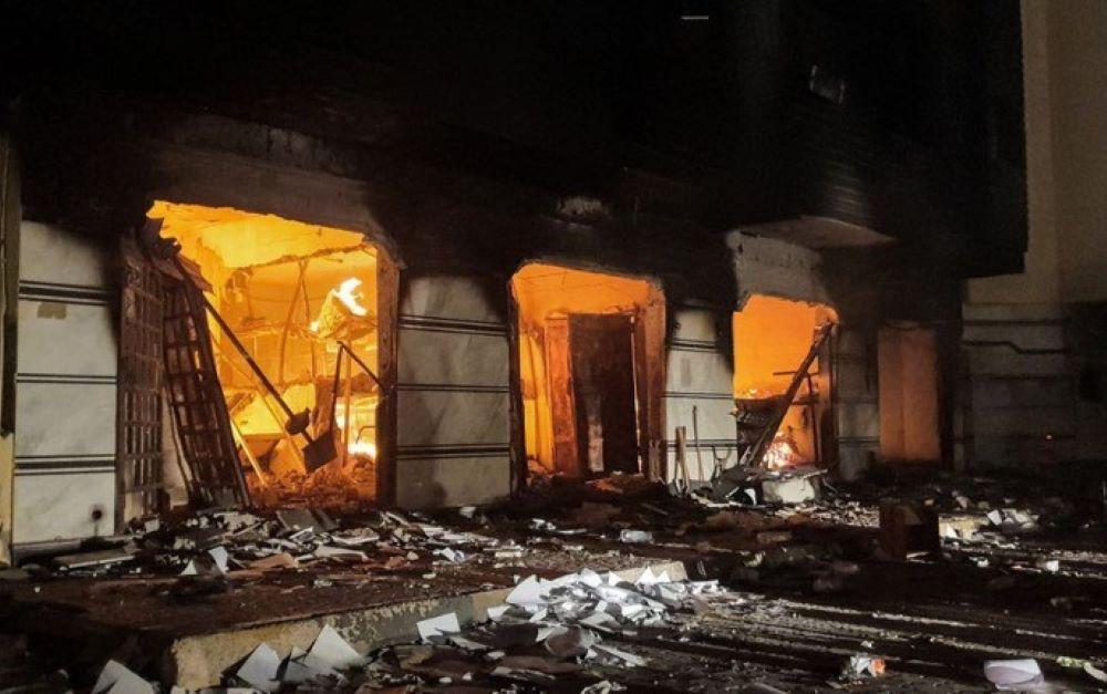 In Libyen ist es in der Nacht zu gewaltsamen Protesten gekommen In Libyen ist es in der Nacht zu gewaltsamen Protesten gekommen