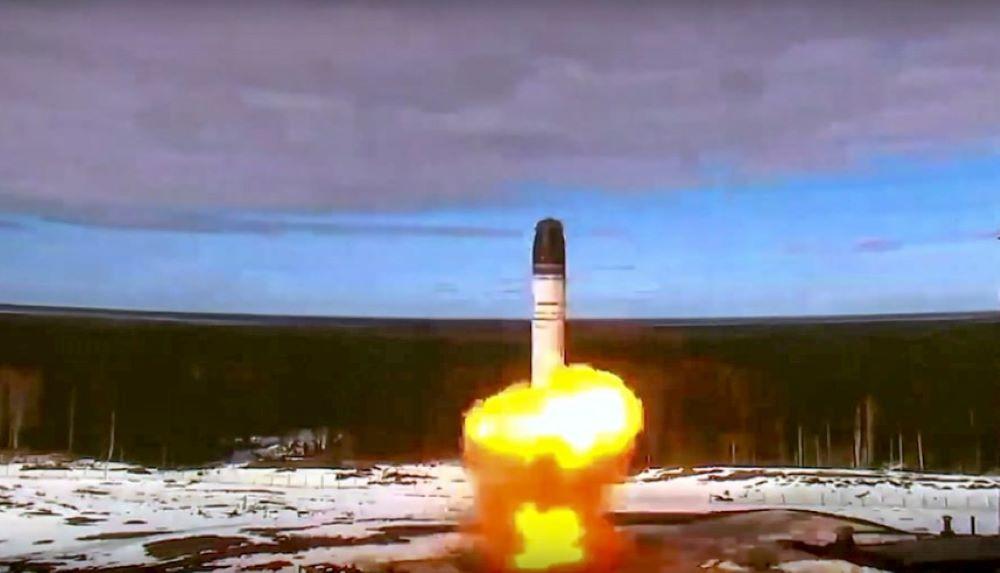 Russlands neues Raketensystem "Satan II" ist laut Roskosmos für den Krieg in der Ukraine einsatzbereit Russlands neues Raketensystem "Satan II" ist laut Roskosmos für den Krieg in der Ukraine einsatzbereit