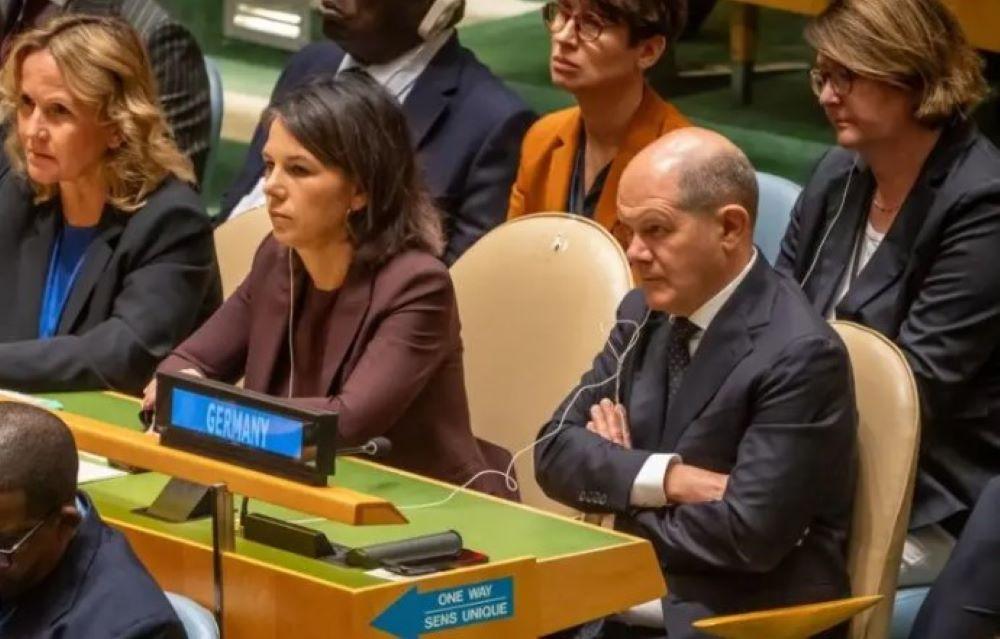 Scholz verurteilt Russlands Schweigen auf globalen Friedensappell