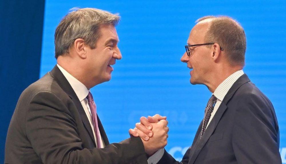 Beim Thema Migration habe man nicht ein oder zwei Jahre Zeit. Schaulaufen zwischen Söder und Merz - Unionspolitiker fordern Handeln in der Migrationskrise
