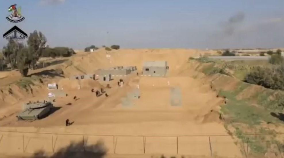 Hamas-Kämpfer trainierten für ihren Angriff weniger als einen Kilometer von Israels Grenze Hamas-Kämpfer trainierten für ihren Angriff weniger als einen Kilometer von Israels Grenze