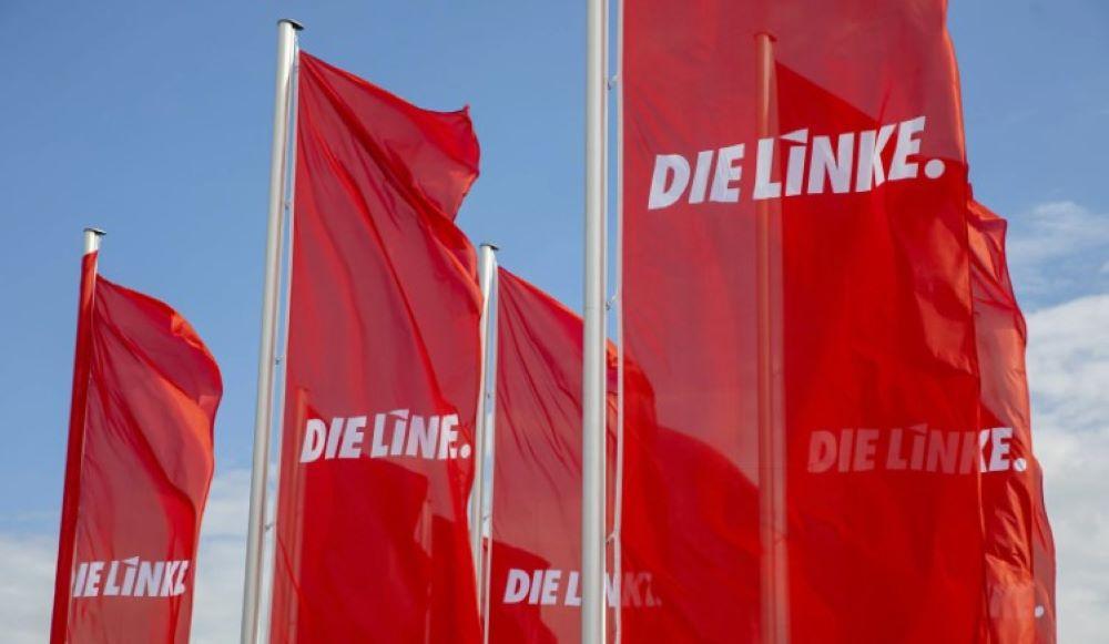 Beim Parteitag versuchten die Vorsitzenden Schirdewan und Janine Wissler  Zuversicht für einen Neustart zu stiften.