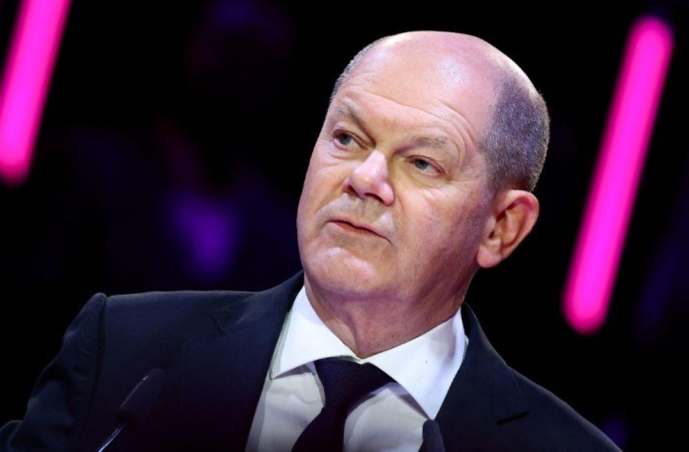 Bundeskanzler Olaf Scholz (SPD) bei der Weltklimakonferenz der Vereinten Nationen (COP28)