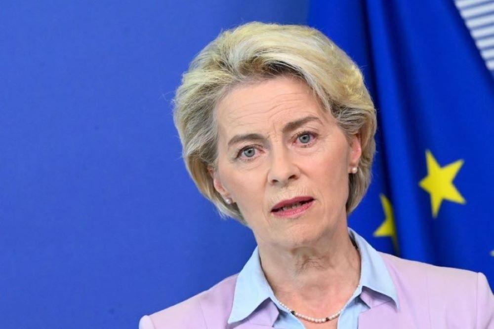Von der Leyen forderte, dass sich Europa in der Verteidigung stärker aufstellen müsse. EU-Kommissionspräsidentin Ursula von der Leyen