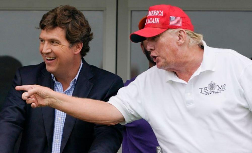 Der ehemalige Fox-Moderator wurde in der russischen Hauptstadt gesichtet, wo er angeblich Putin für die X/Twitter-Show über den Krieg in der Ukraine interviewen wollte. Tucker Carlson und Ex-Präsident Donald Trump